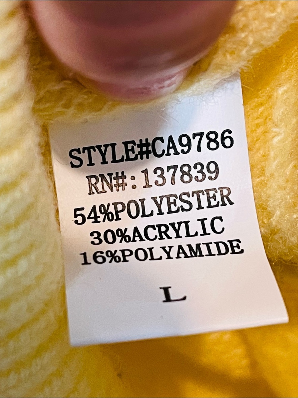 Anthropologie Luna Ivy Yellow Floral Appliqué Knit Crewneck Sweater - Picture 8 of 12